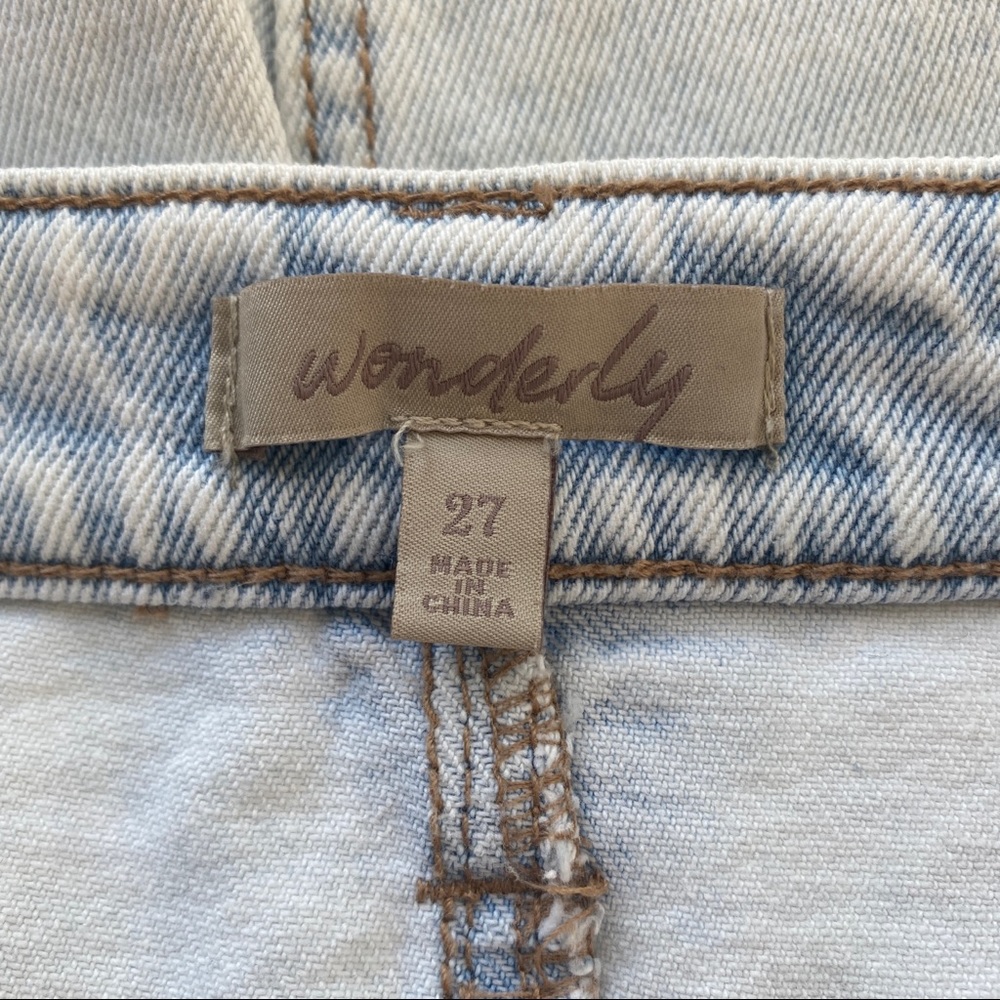 Wonderly Distressed Denim Mini Skirt - Picture 9 of 15